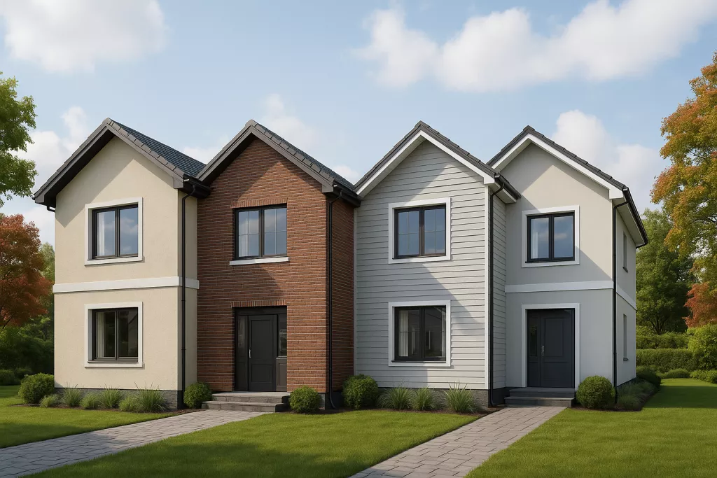 Фасад дома из газобетона: варианты отделки