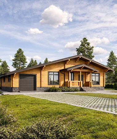 Талисман, дом из бруса, 183 м2