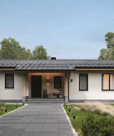 Росинка, дом из газоблока, 143 м2