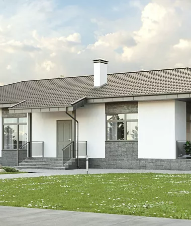 Синтия, дом из газоблока, 162 кв.м.