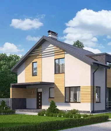 Фелиция, дом из газоблока, 202 м2
