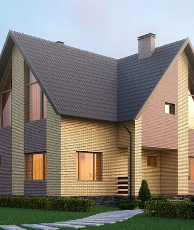 Восхищение, дом из газоблока, 160 м2