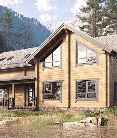 Феликс, каркасный дом, 262 кв.м.