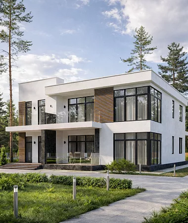 Эпатаж, дом из газоблока, 347 м2