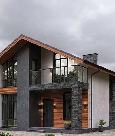 Айва, дом из газоблока, 145 м2