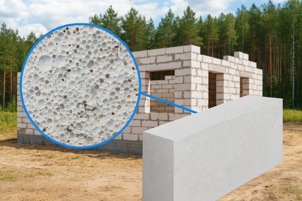 Структура газобетонного блока