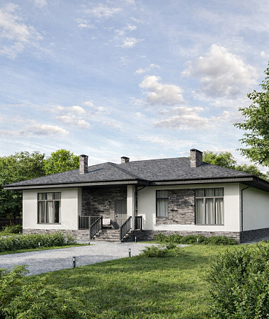 Дрейк, дом из газоблока, 171 м2