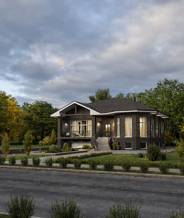 Пегас, дом из газоблока, 251 м2