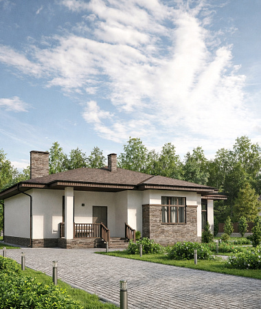 Лоранс, дом из газоблока, 138 м2