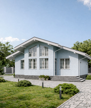 Скай, дом из газоблока, 82 м2