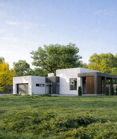 Монолит, дом из газоблока, 283 м2