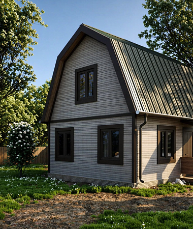 Василиса, каркасный дом, 71,5 м2