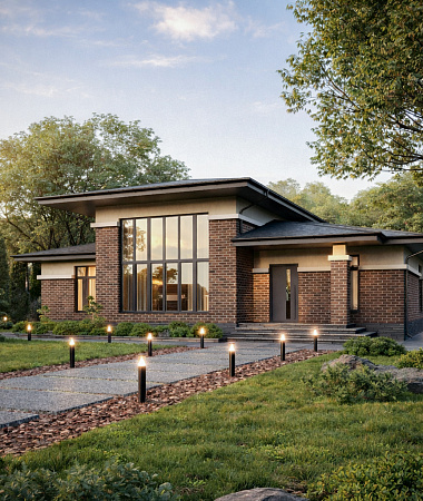 Меркурий, дом из газоблока, 154 м2