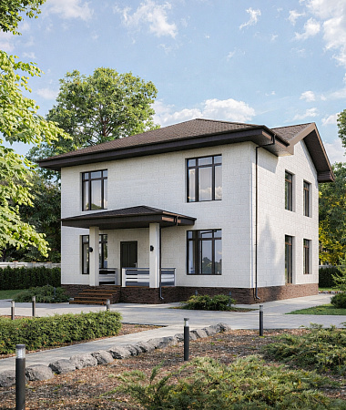 Стихия, дом из газоблока, 175 м2