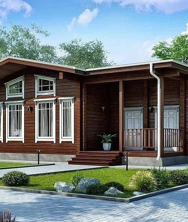 Амьен, каркасный дом, 136 м2