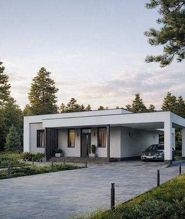 Крисби, дом из газоблока, 162 м2