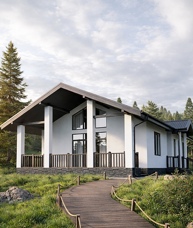 Либерти, дом из газоблока, 135 м2