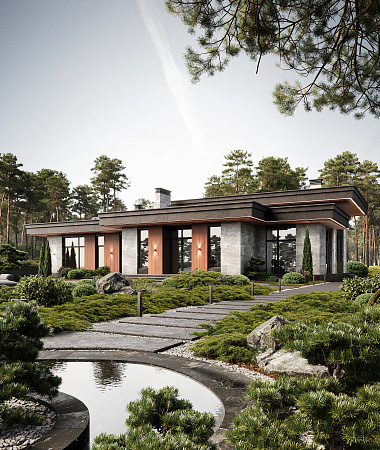 Летиция, дом из газоблока, 293 м2