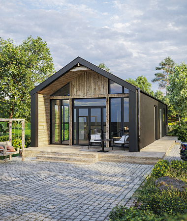 Эдвард, каркасный дом, 63 м2