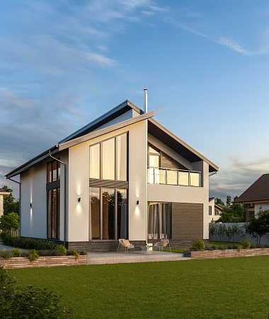 Вивальди, дом из газоблока, 156 м2