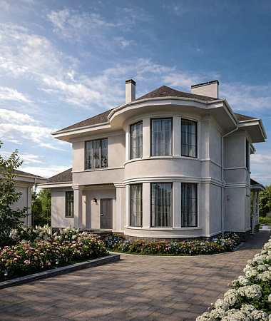 Вестфаль, дом из газоблока, 247 м2