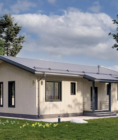Аврелия, каркасный дом, 108 м2