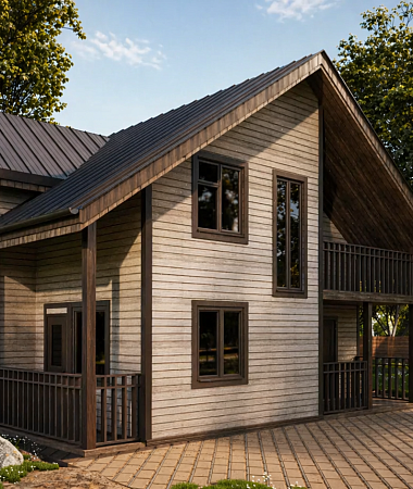 Гагарин, каркасный дом, 115 м2