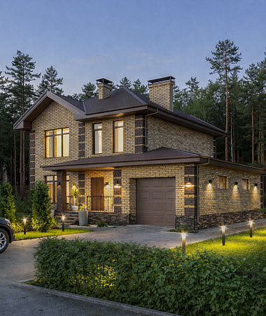 Мотив, дом из газоблока, 190 м2