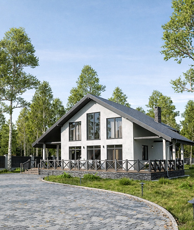 Честер, дом из газоблока, 201 м2