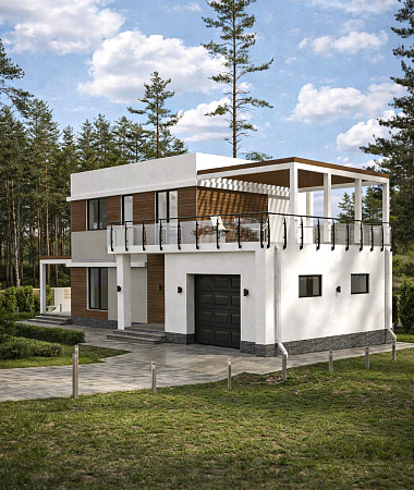 Вильямс, дом из газоблока, 288 м2