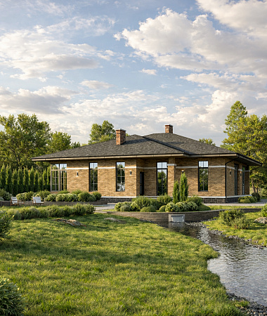 Изабелла, дом из газоблока, 209 м2