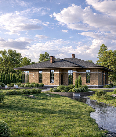 Изабелла, дом из газоблока, 209 м2