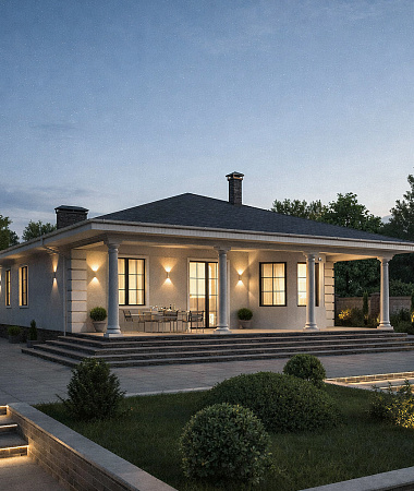 Доминика, дом из газоблока, 180 м2