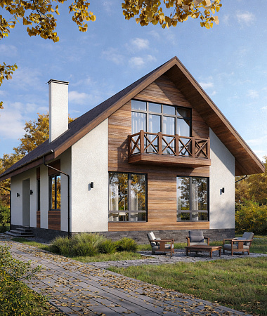 Клери, дом из газоблока, 183 м2