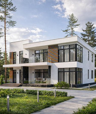 Эпатаж, дом из газоблока, 347 м2