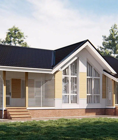 Астория, каркасный дом, 130 м2
