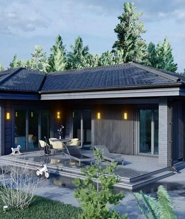 Кристиан, каркасный дом, 251 м2