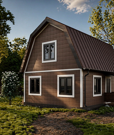 Добрыня, каркасный дом, 82 м2